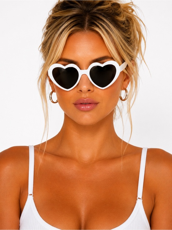 etsy Accessories - White Heart Sunglasses Bulk Lot 74 Pairs Party Favors Bachelorette Wedding NWO